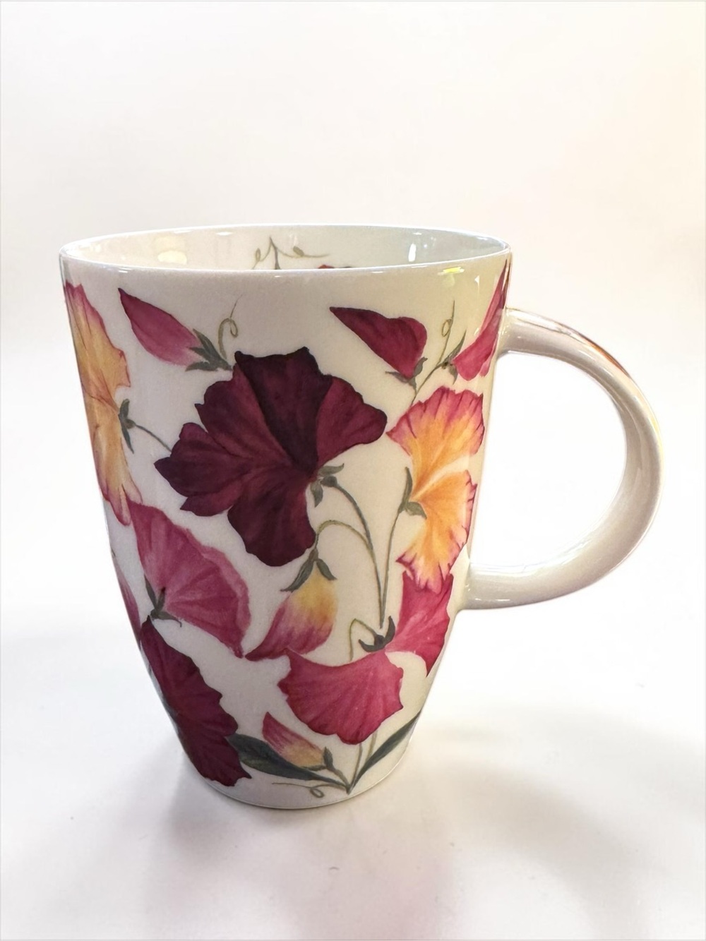 Roy Kirkham Sweet Pea Floral Bone China Mug